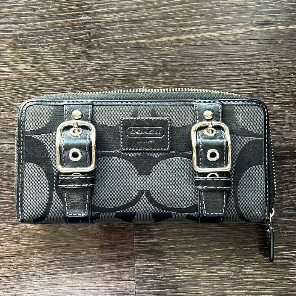 Black Coach Wallet